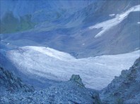 Ледник Текелю - нижняя часть